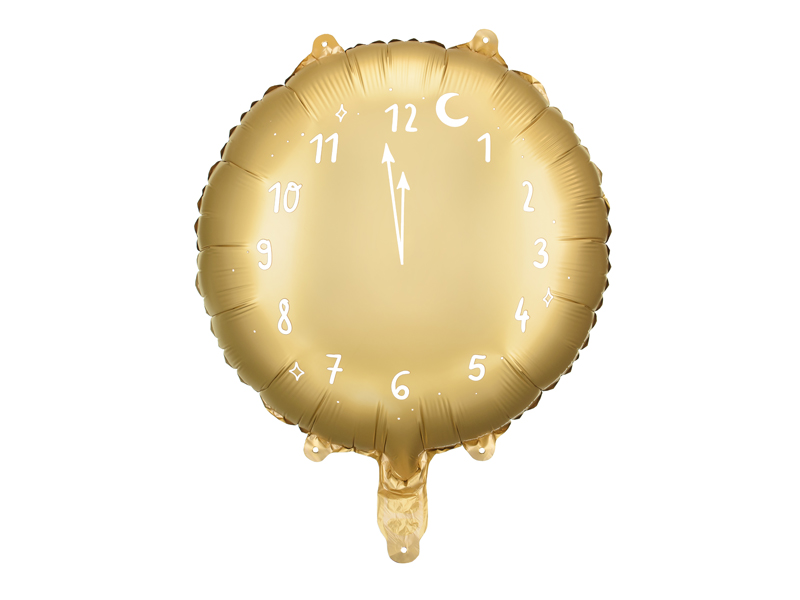 Μπαλόνι Foil Χρυσό Ρολόι 35εκ