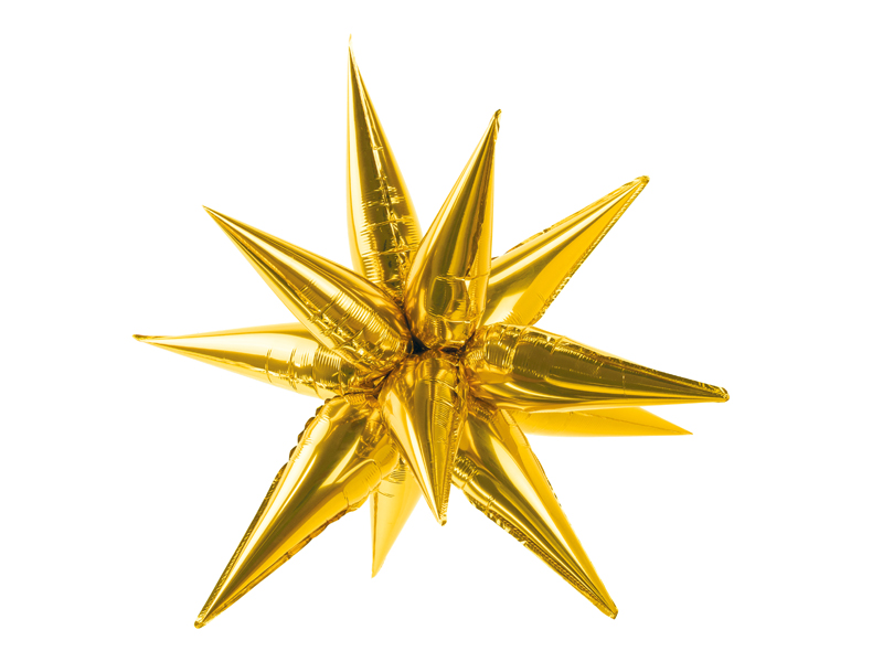 Μπαλόνι Foil Αστέρι 3D Χρυσό 95εκ