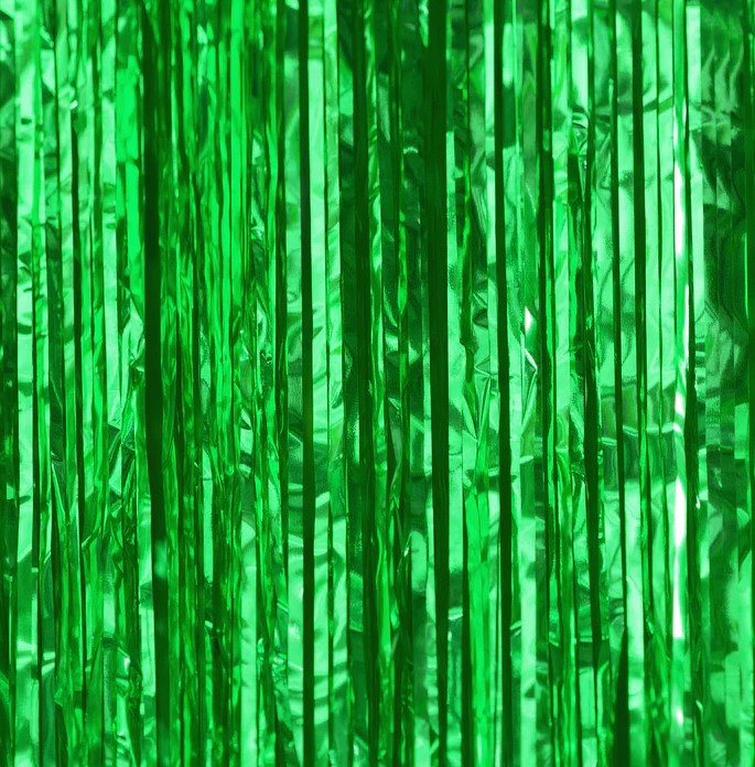 Διακοσμητική Κουρτίνα Πράσινη 100×250εκ.