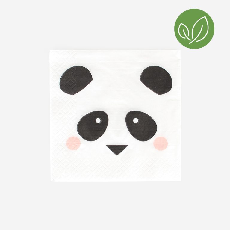 Χαρτοπετσέτες Panda 12,5×12,5εκ – 20 Τεμάχια