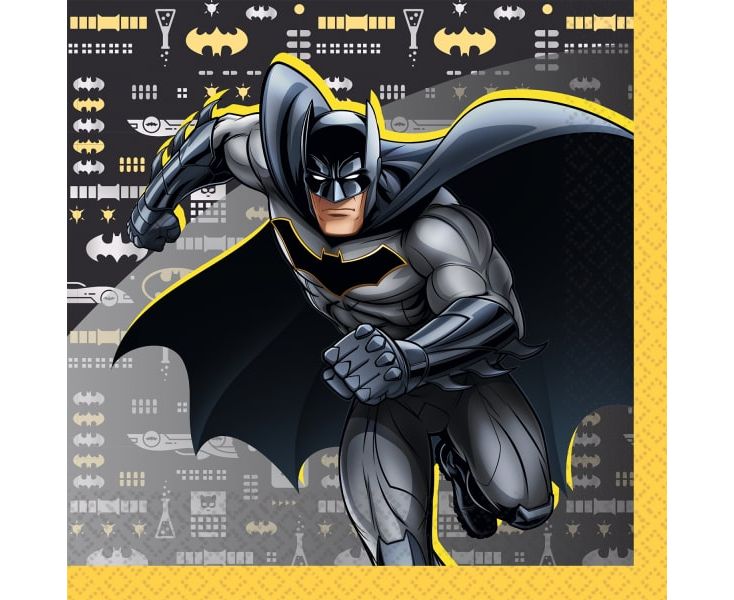 Χαρτοπετσέτες Batman Eco 16,5×16,5εκ – 16 Τεμάχια