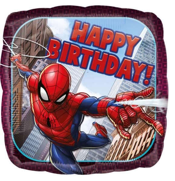 Μπαλόνι Foil Spiderman Happy Birthday 45εκ