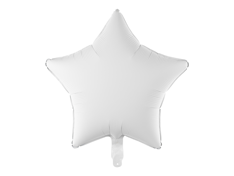 Μπαλόνι Foil Λευκό Αστέρι 42εκ