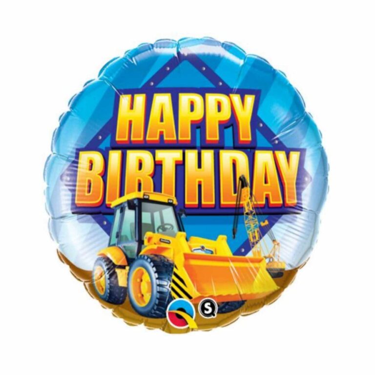 Μπαλόνι Foil Happy Birthday Construction Zone 45εκ